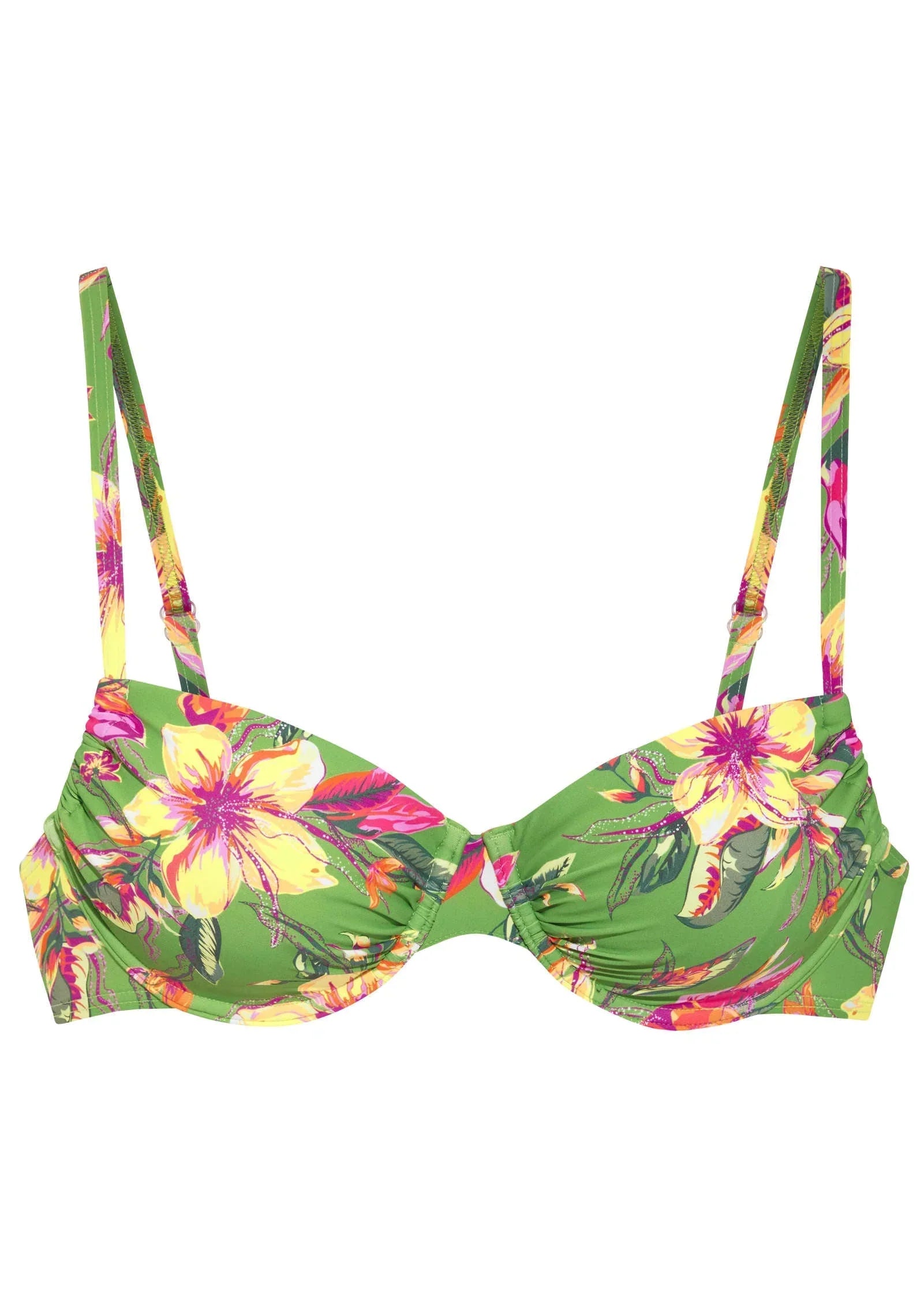 Tropic Green Underwire Top Green Multi