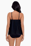 DD Cup Peephole Tankini Top in Precioso
