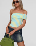 LISETTE TOP YELLOW STRIPE