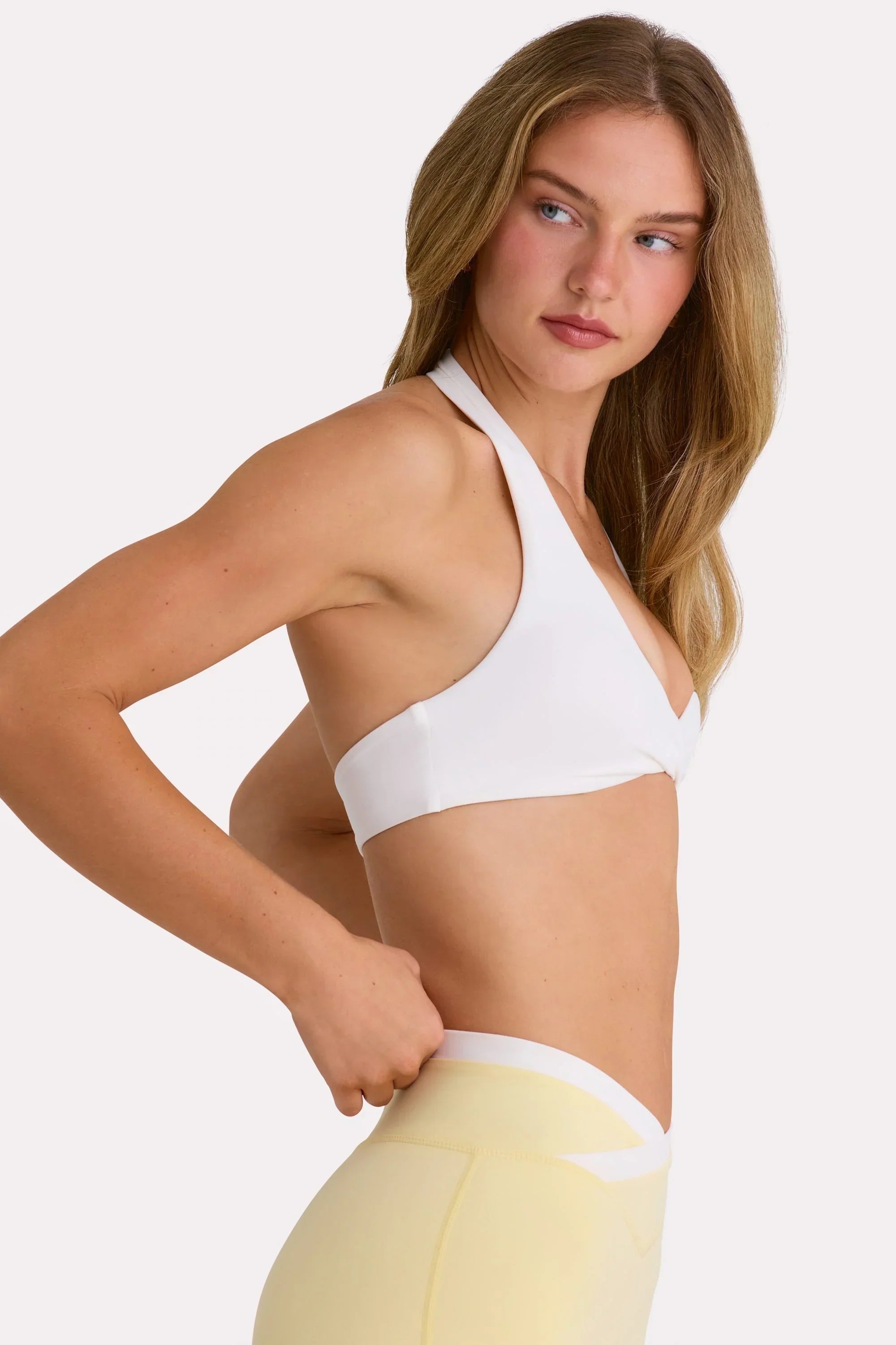 Soft Active Sports Bra in Coconut