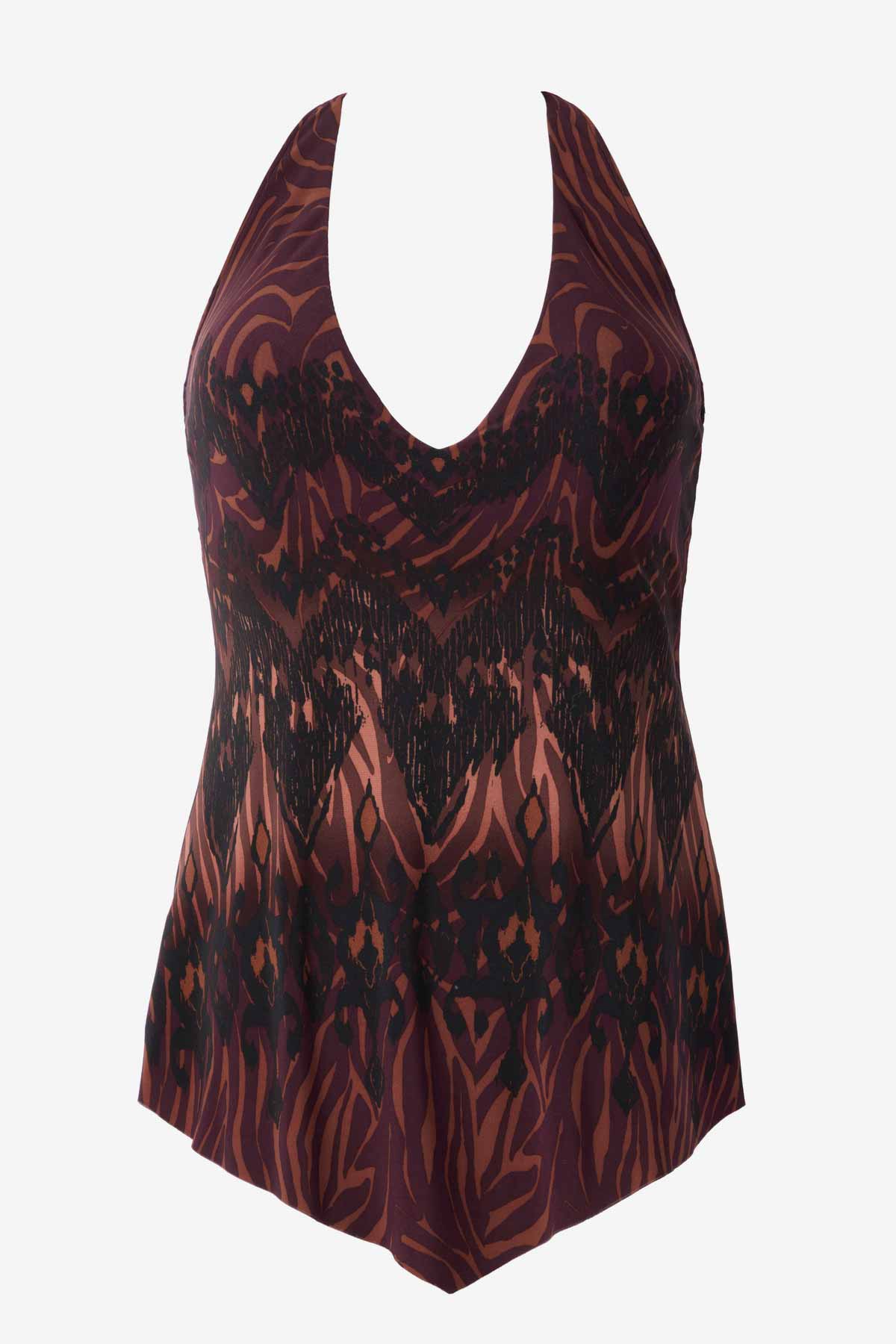 Taylor Tankini Top in Zabra