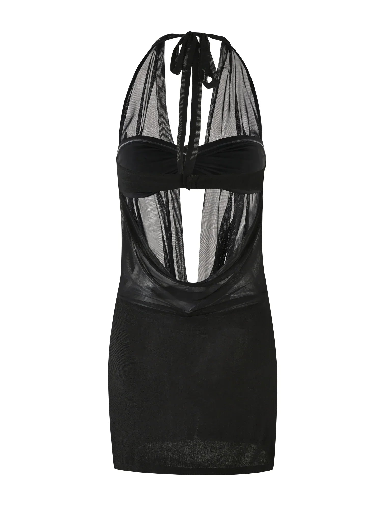 MAKENA TWO PIECE DRESS BLACK