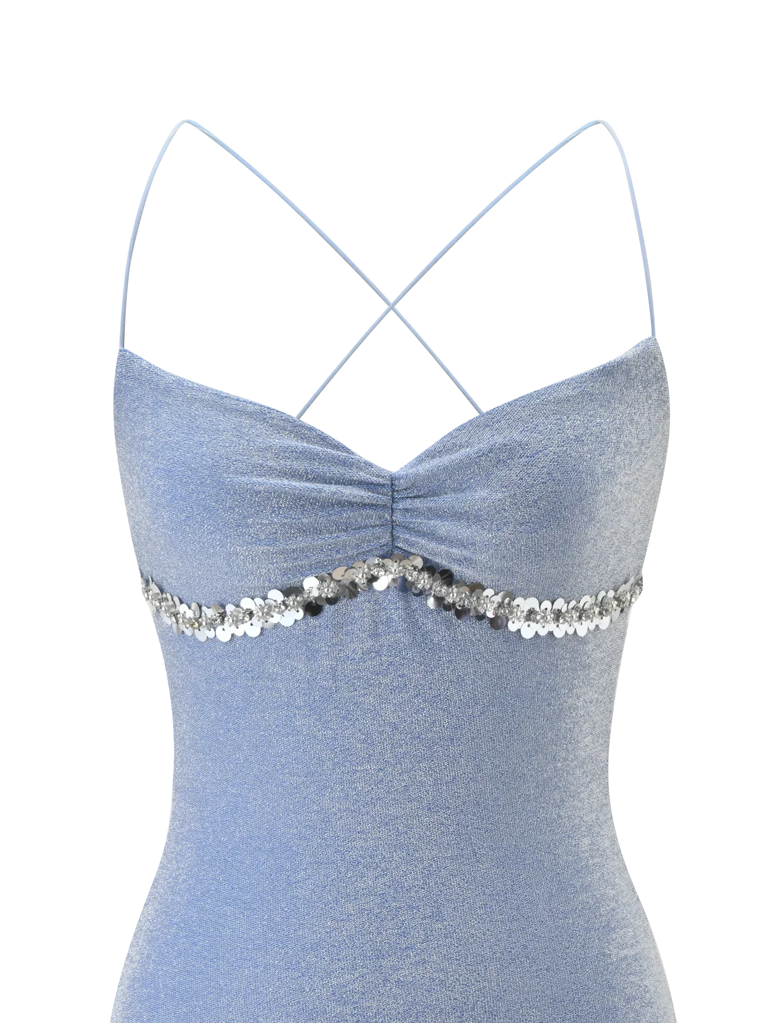 ALIA MINI DRESS BLUE