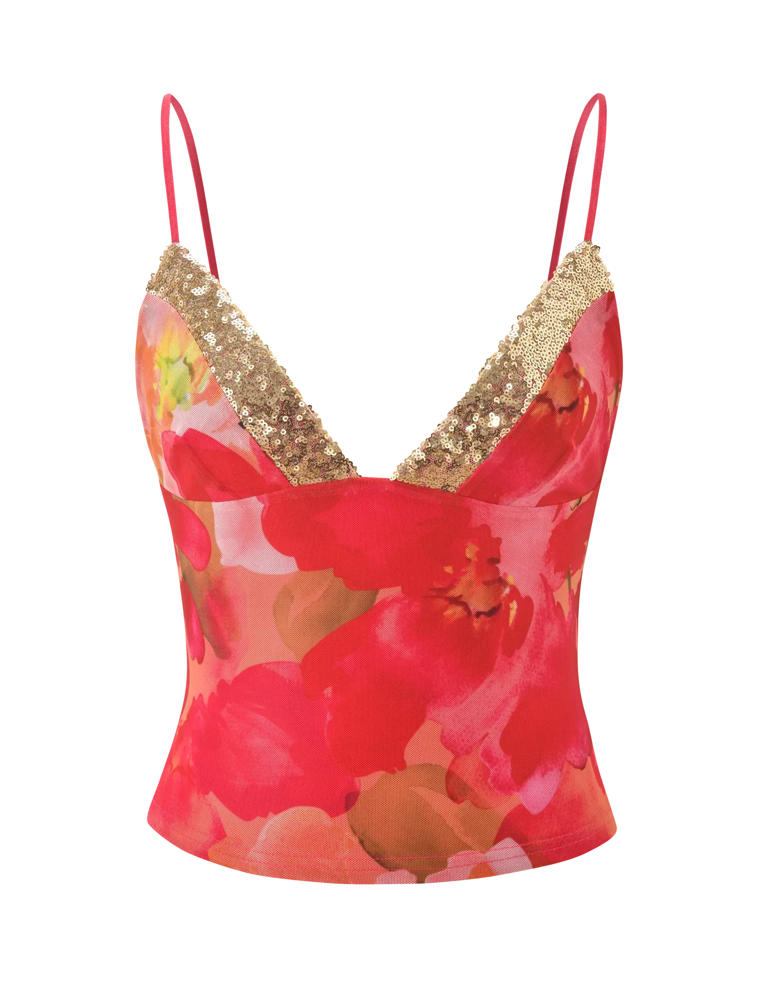 FENELLA TOP DAIQUIRI FLORAL