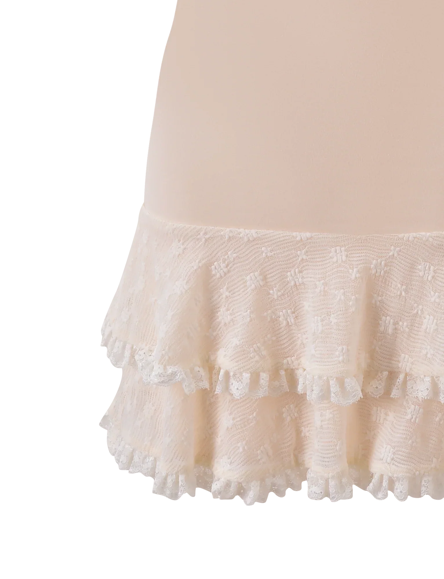 ANOUK RUFFLE MINI DRESS CREAM
