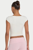 ButterCloud Crop Top in Coconut