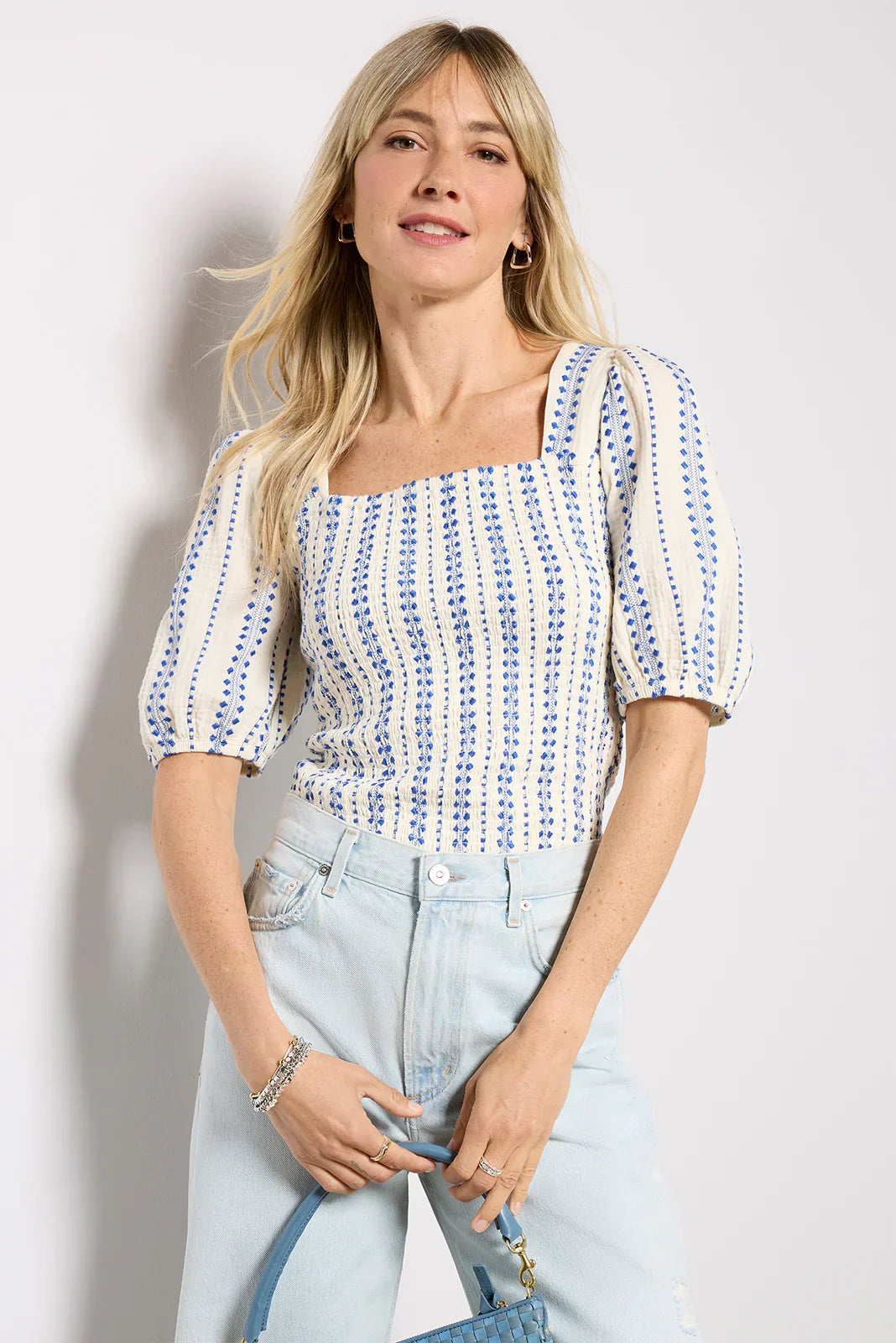 Ellison Smocked Top