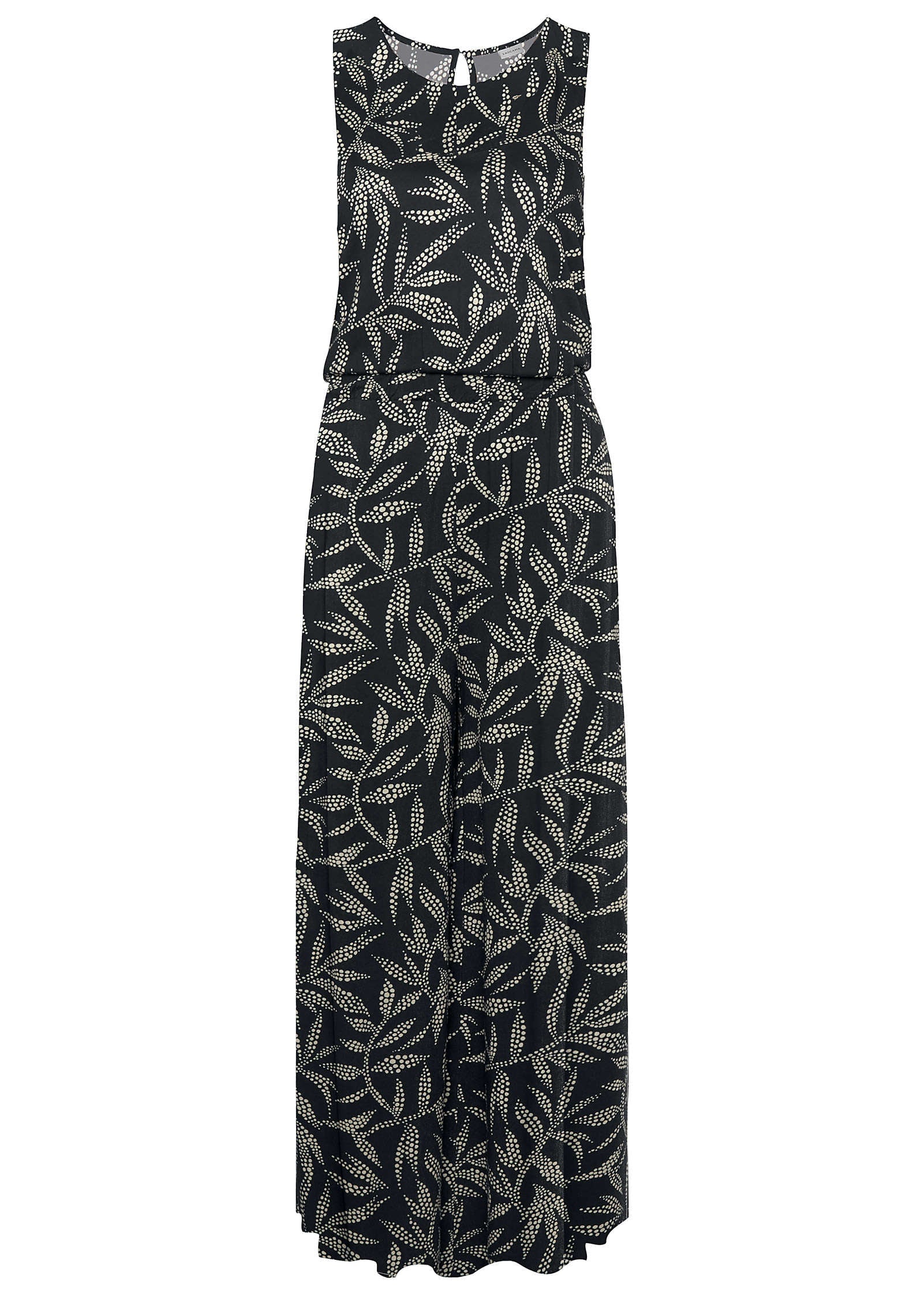 Front Slit Maxi Dress White Black