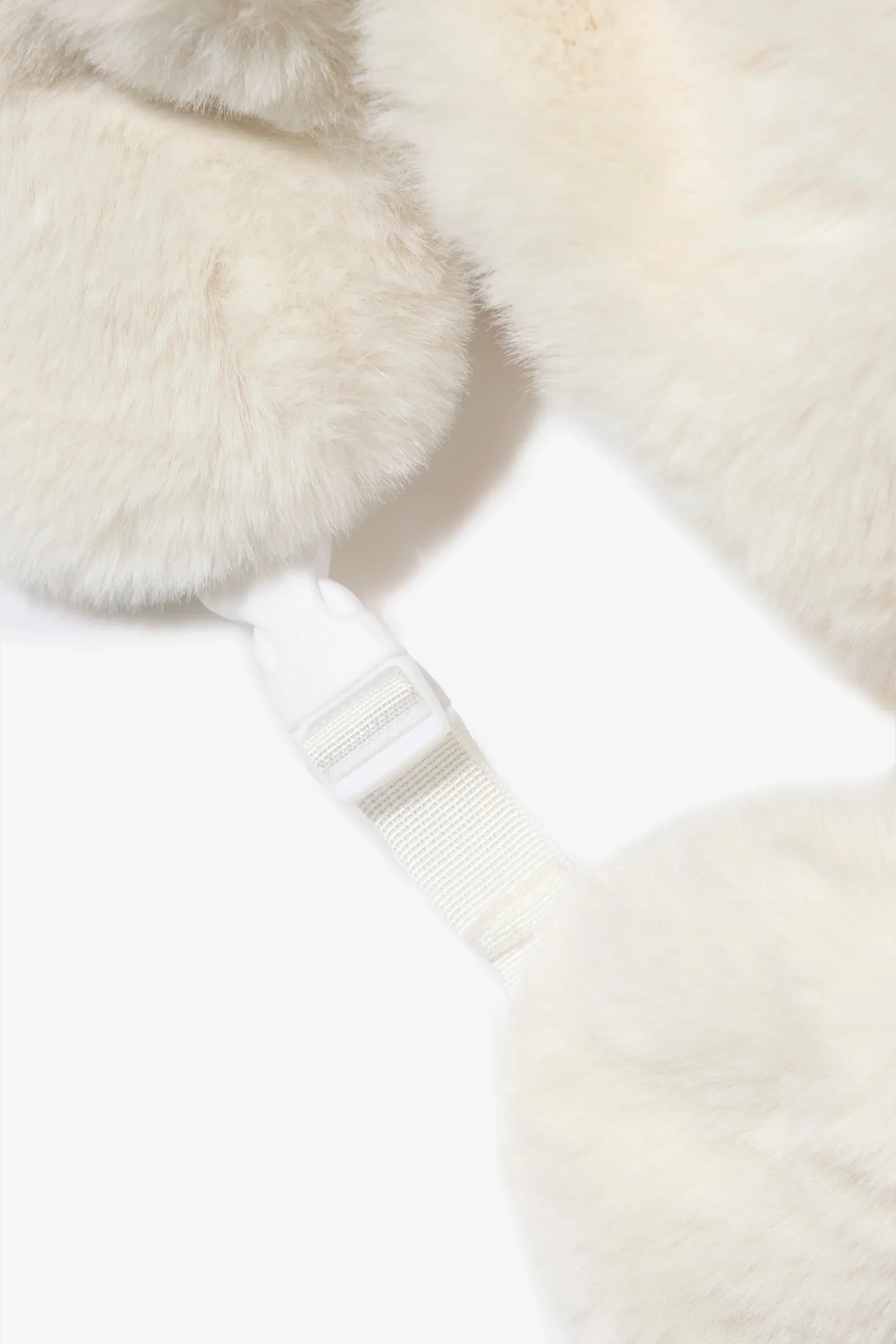 Faux Fur Trapper Hat in Ice