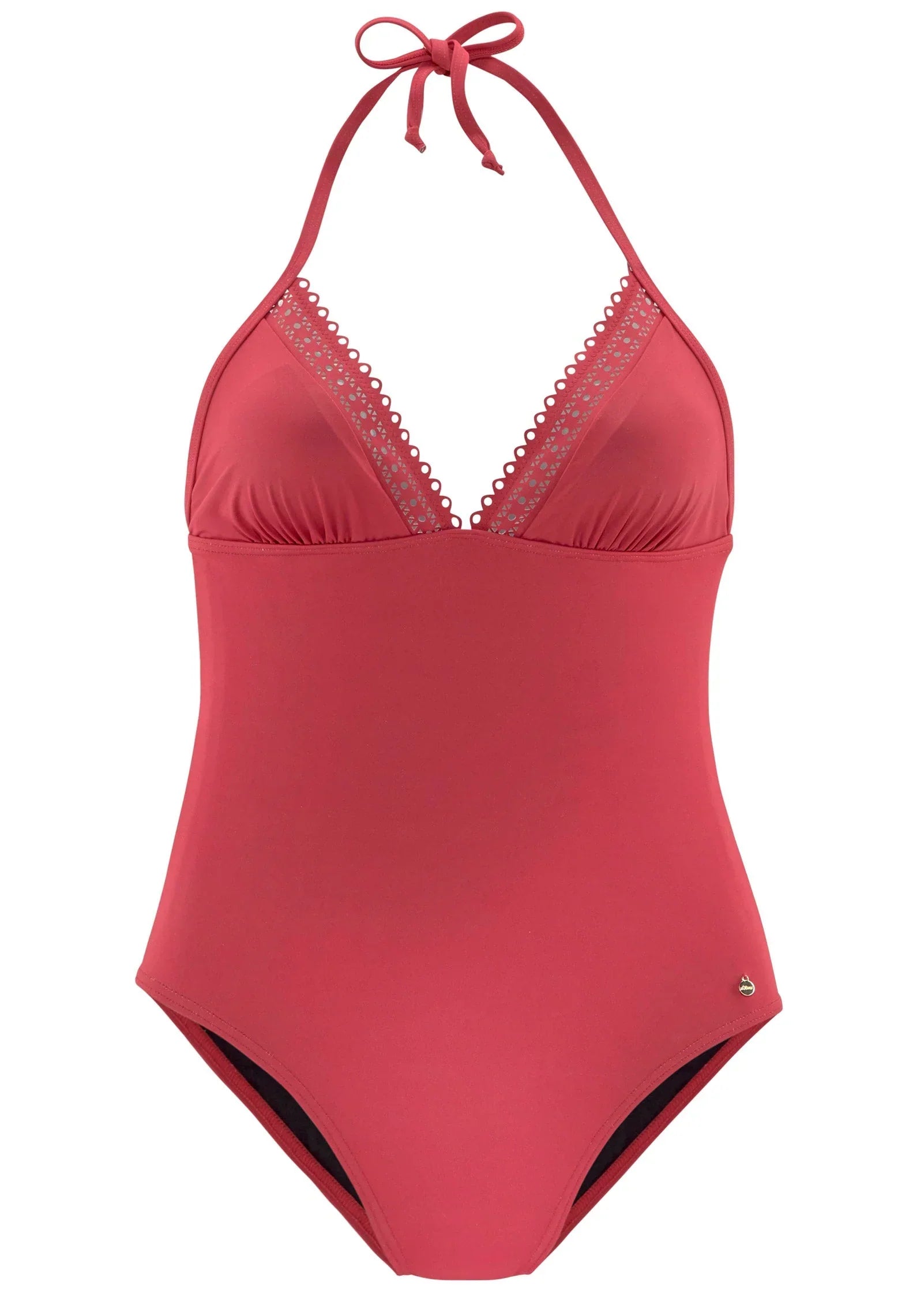 Laser Cut One Piece Maroon
