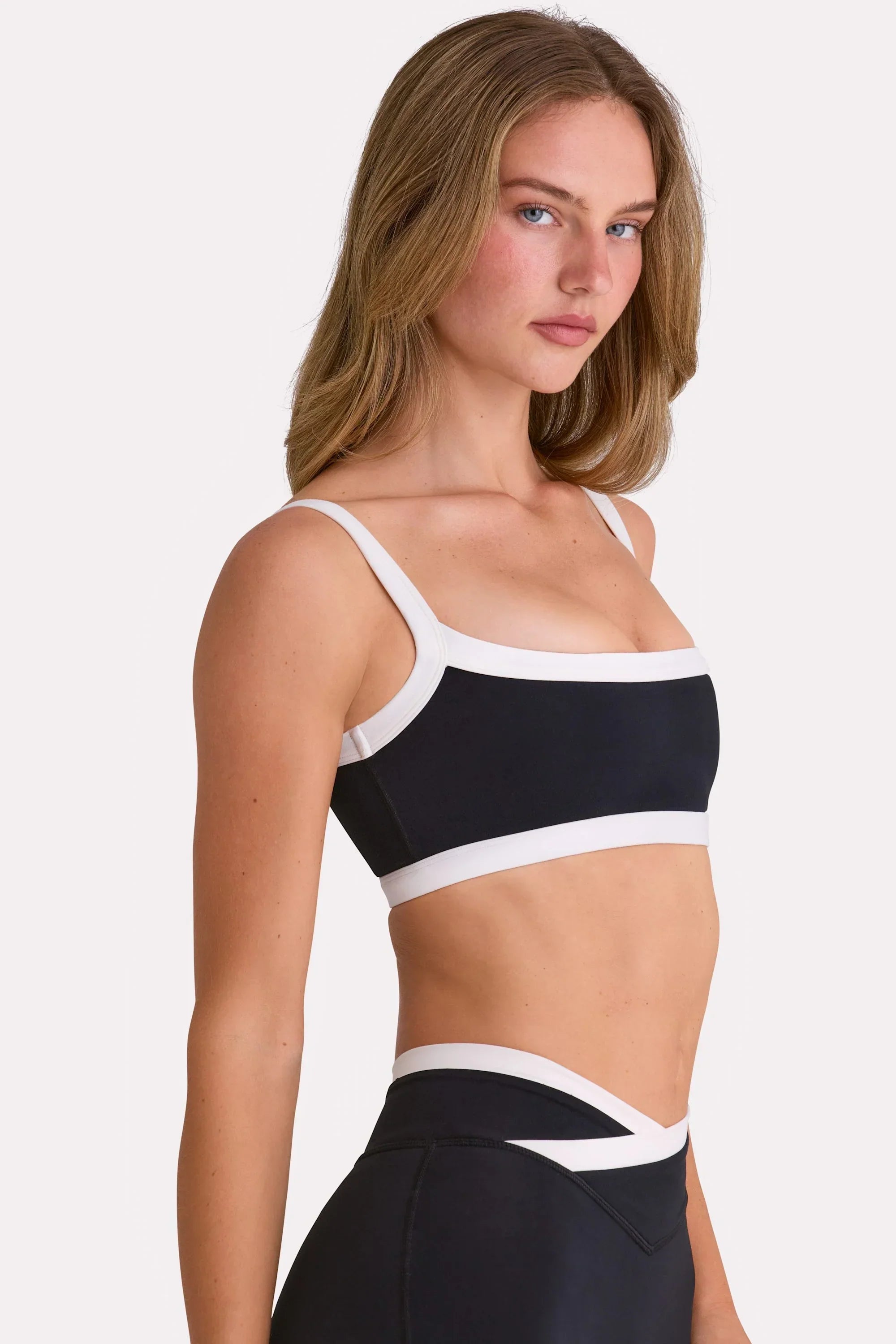 Soft Active Sports Bra in Black