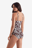 Haven Tankini Top Zebra