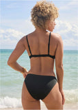 Push Up Bikini Top Black Beauty