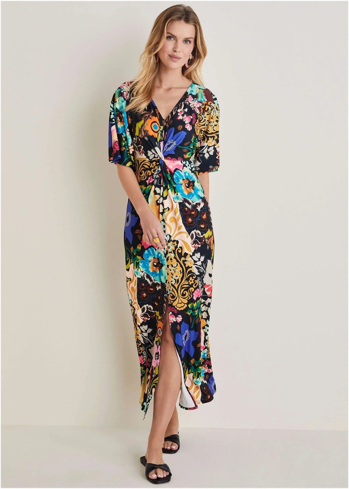 Twist Front Maxi Dress Viva La Vida