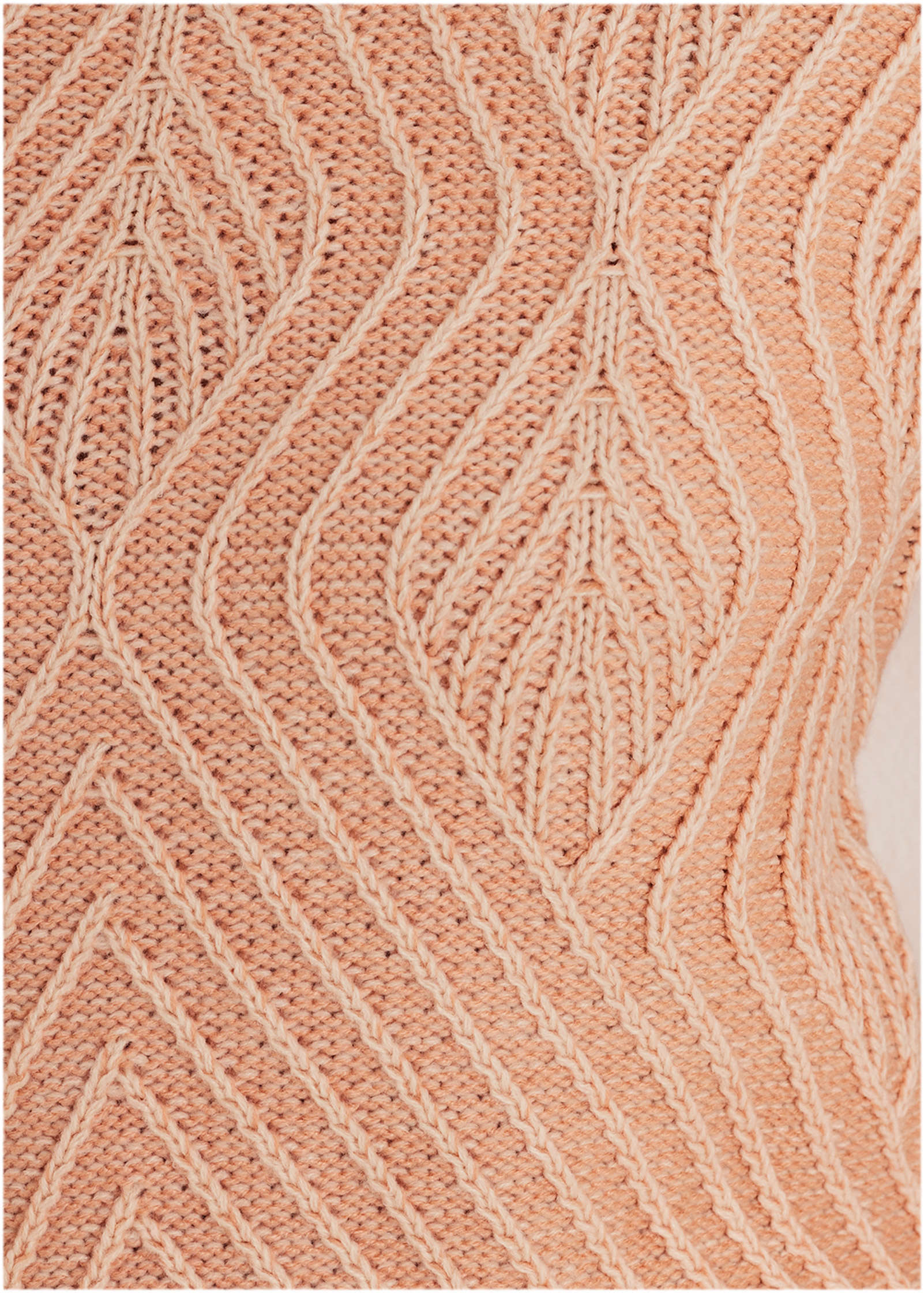 Stitch Interest Sweater Muted Clay