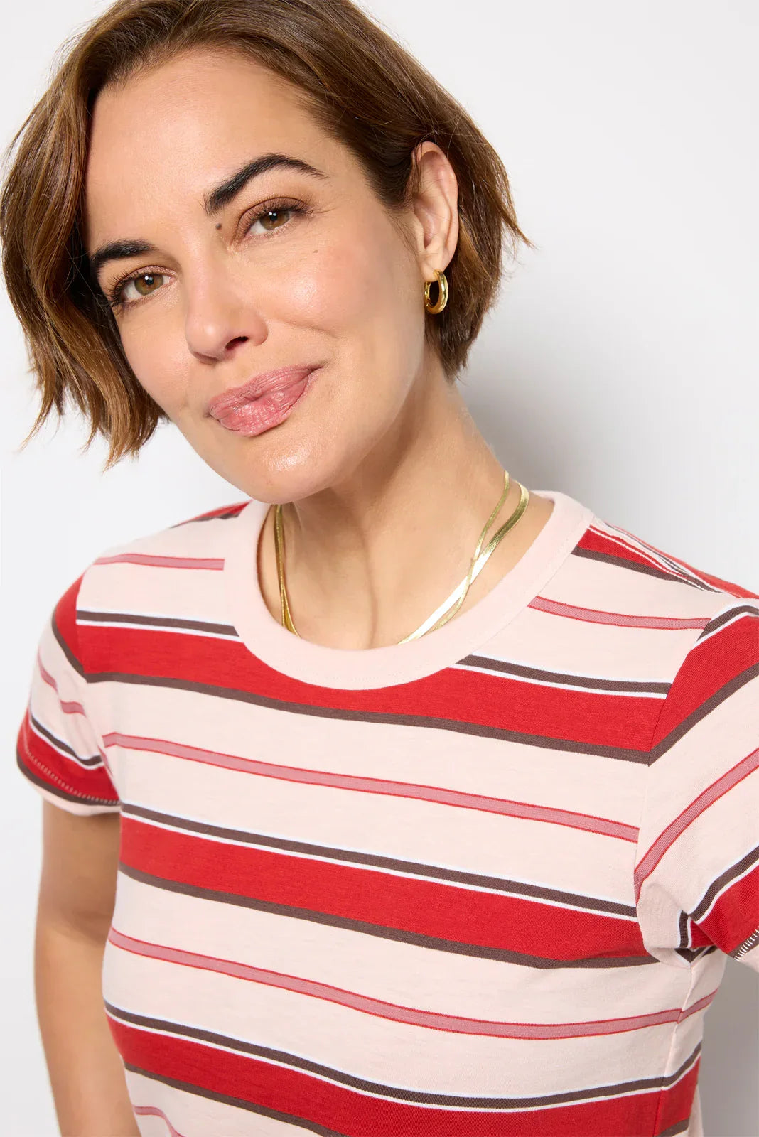 The Slub Stripe Tee