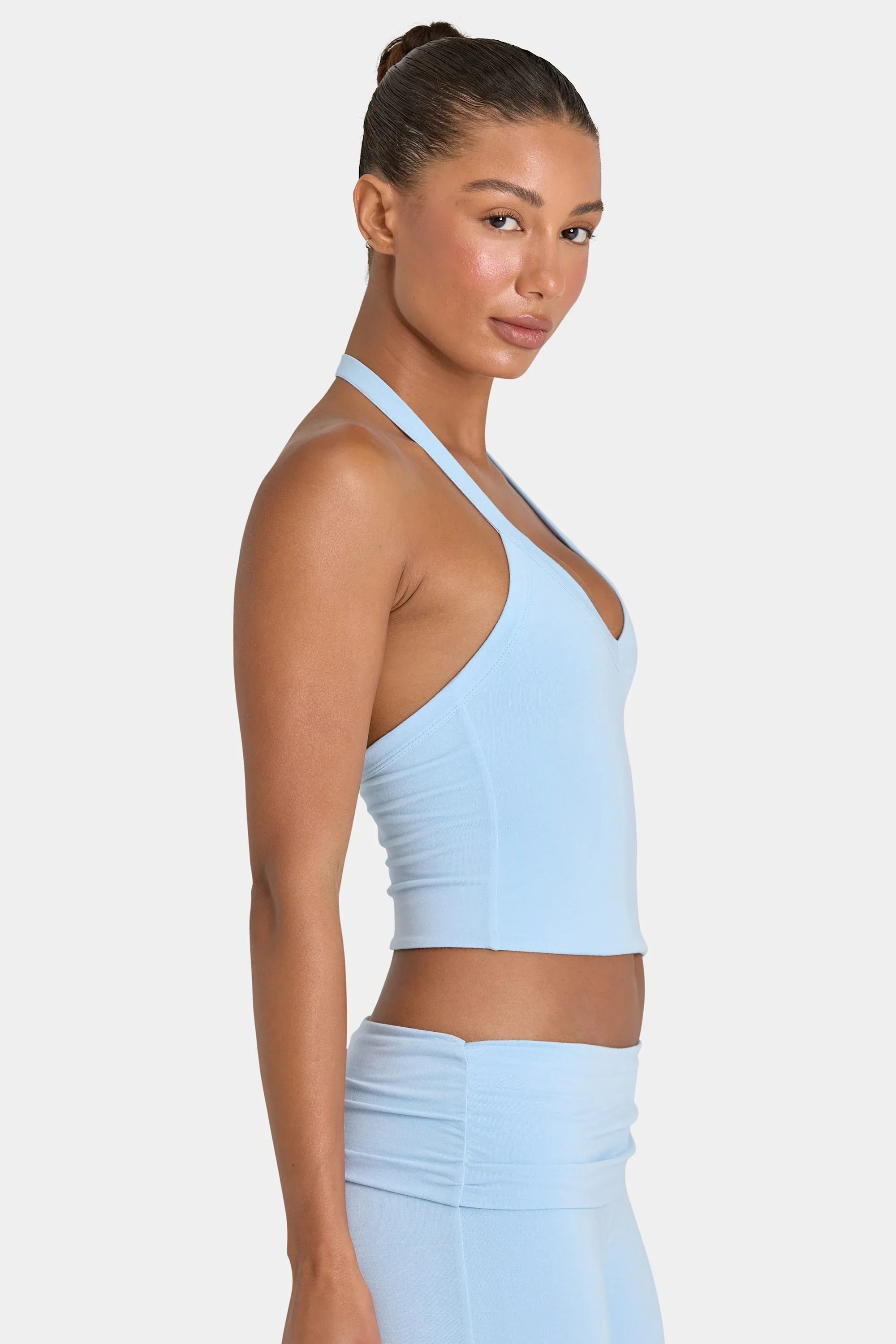 ButterCloud Crop Tank Top in Sky