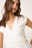 Ivy Faux Wrap Top