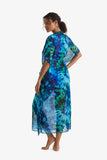 Dune Midi Caftan Saltwater Tie Dye
