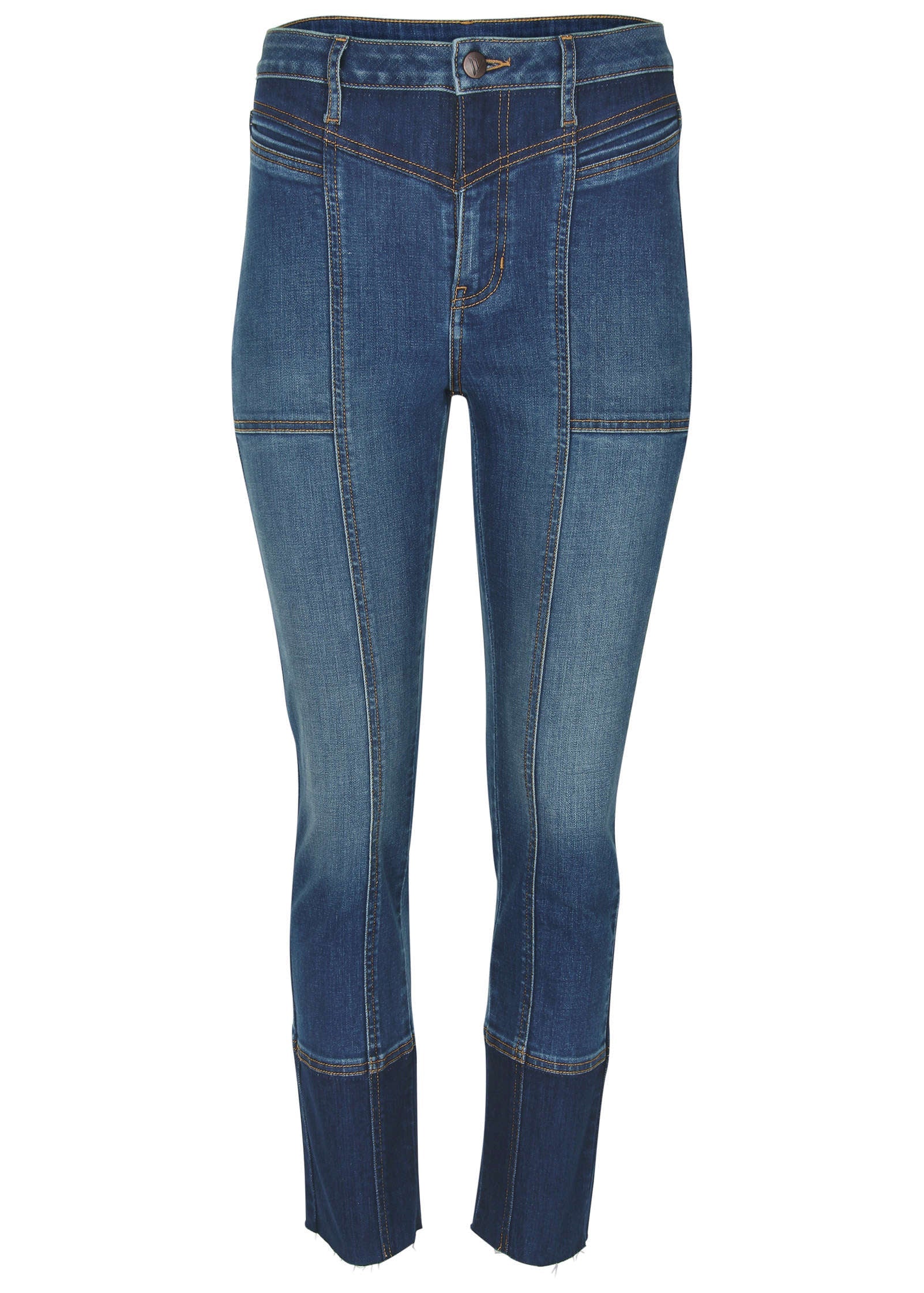 Audrey Straight Leg Jean Medium Dark Wash
