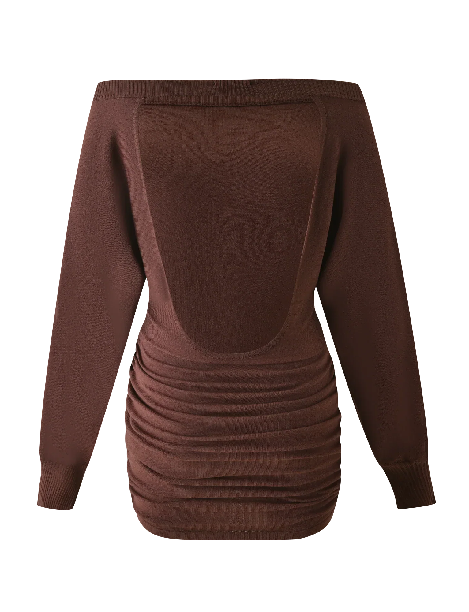 JANINE MINI DRESS CHOCOLATE