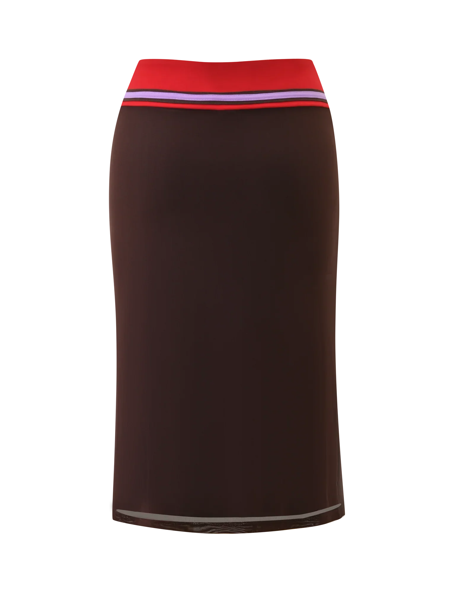 SERAH DIAMANTE MIDI SKIRT CHOCOLATE