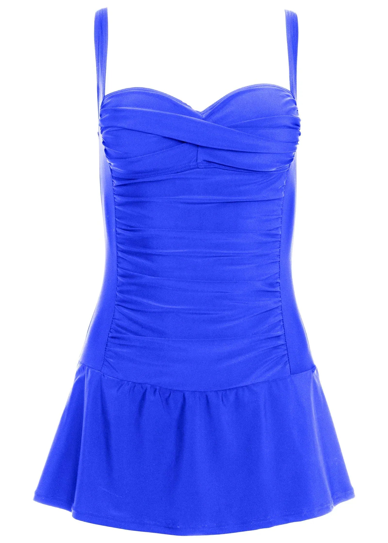 St Tropez Swim Dress Sapphire Blue