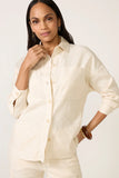 Frankie Stretch Linen Long Shacket