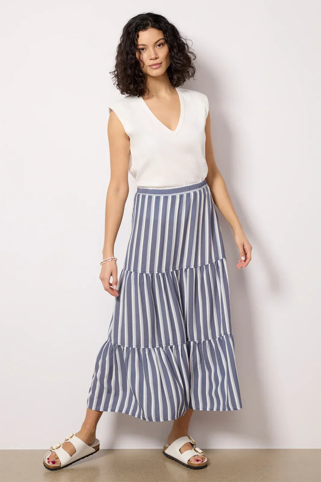 Cali Stripe Skirt