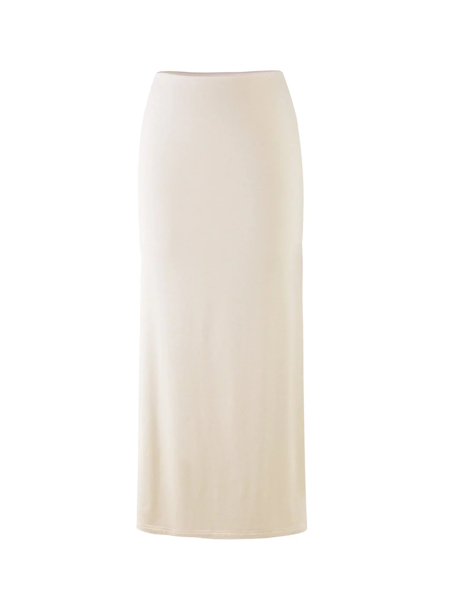 KAROLINA JERSEY SKIRT WHITE OFF WHITE IVORY