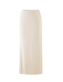 KAROLINA JERSEY SKIRT WHITE OFF WHITE IVORY