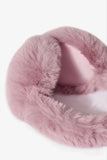 Faux Fur Earmuffs in Powder Pink