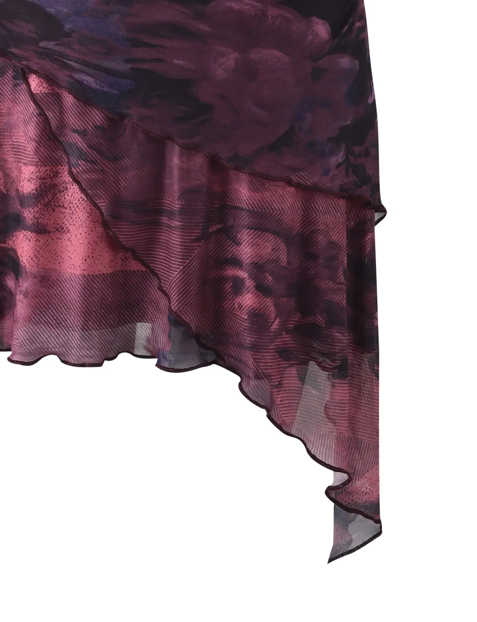 FRIEDA DRESS RED BURGUNDY ROMANTIC