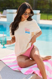 Sunny Days Club Ivory Graphic Tee