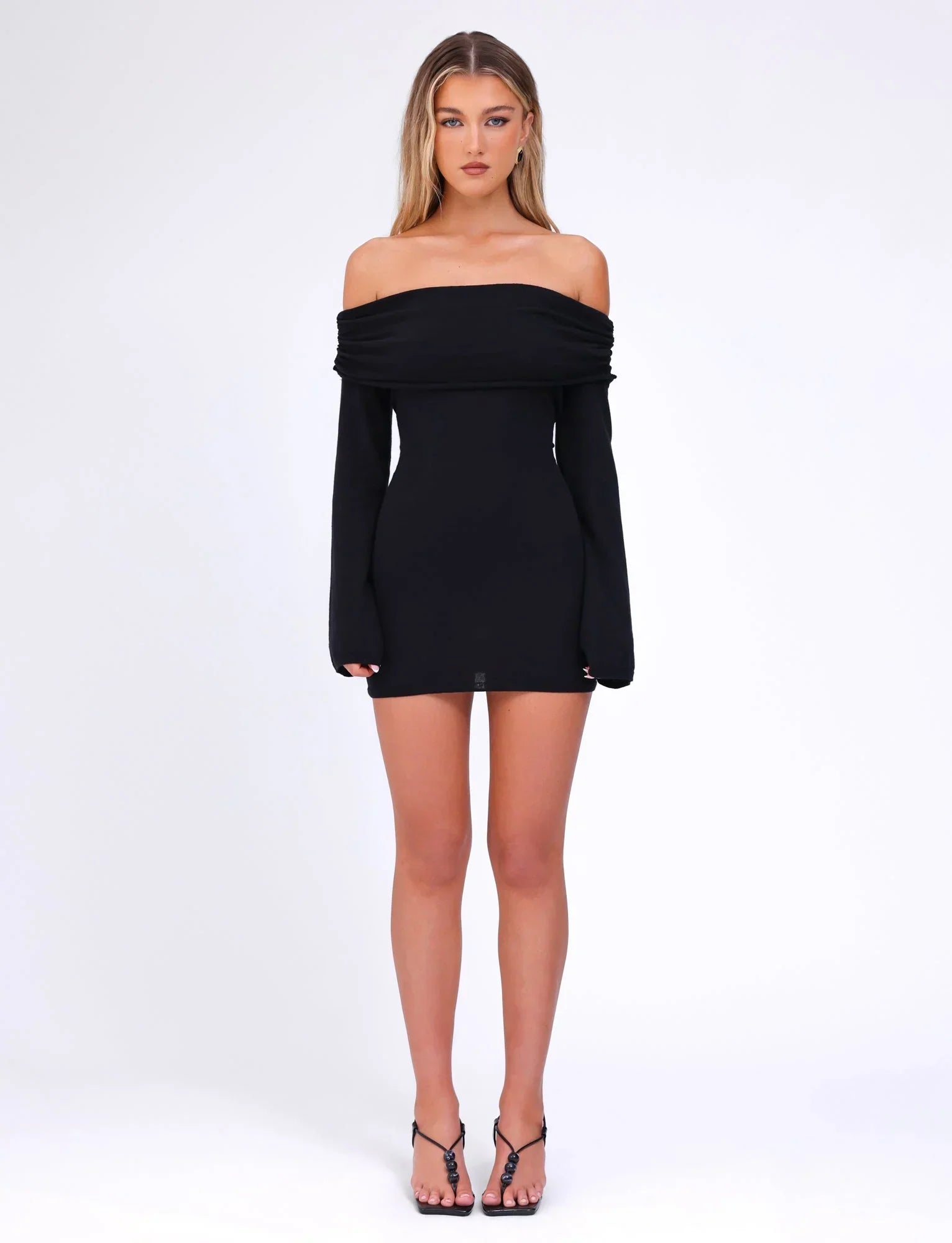 DIEDRE JUMPER DRESS BLACK