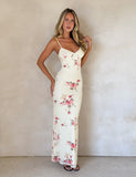 JULIANNA DRESS YELLOW MACRO FLORAL POP FLORAL