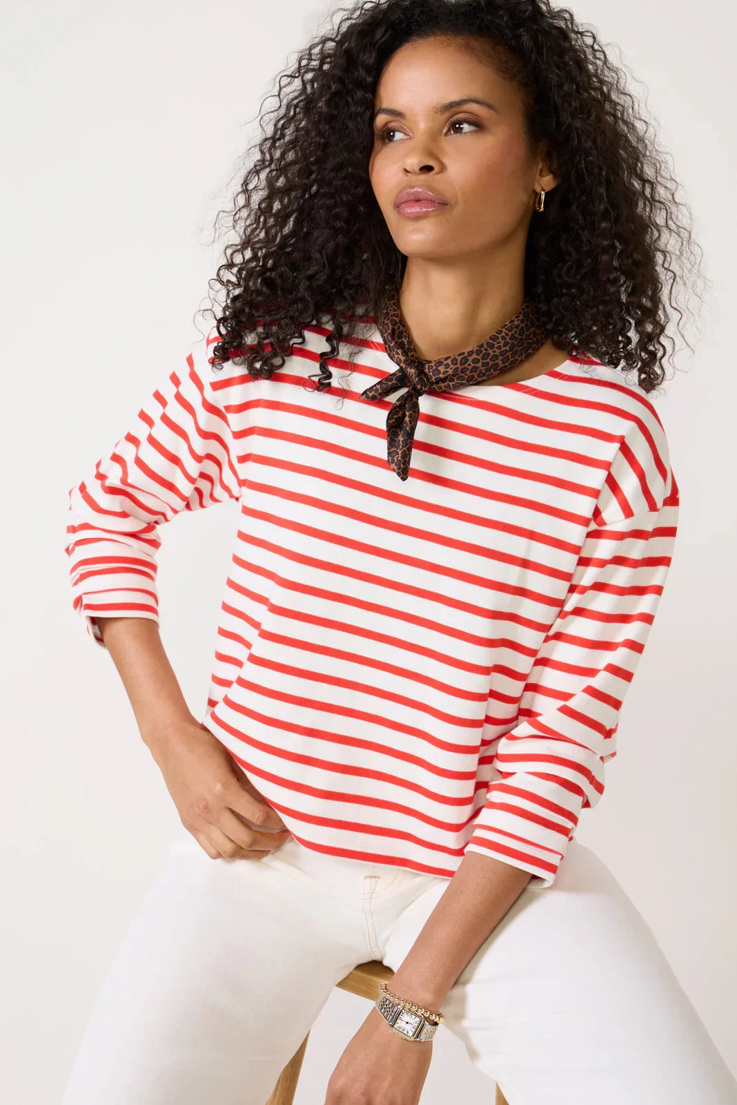 Baily Shirred Sleeve Top