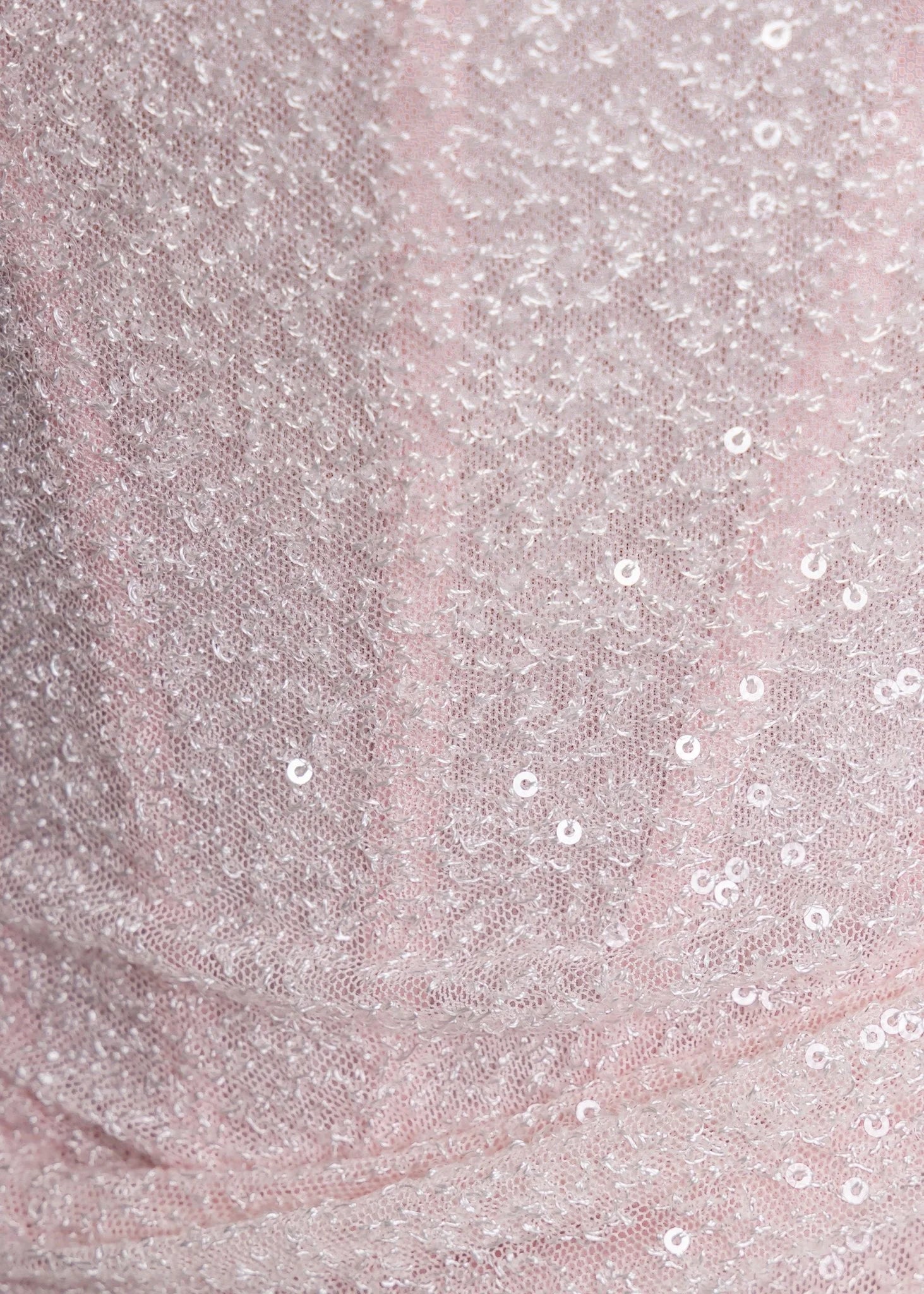 Beauty Treasure Sequin Strapless Gown Pink