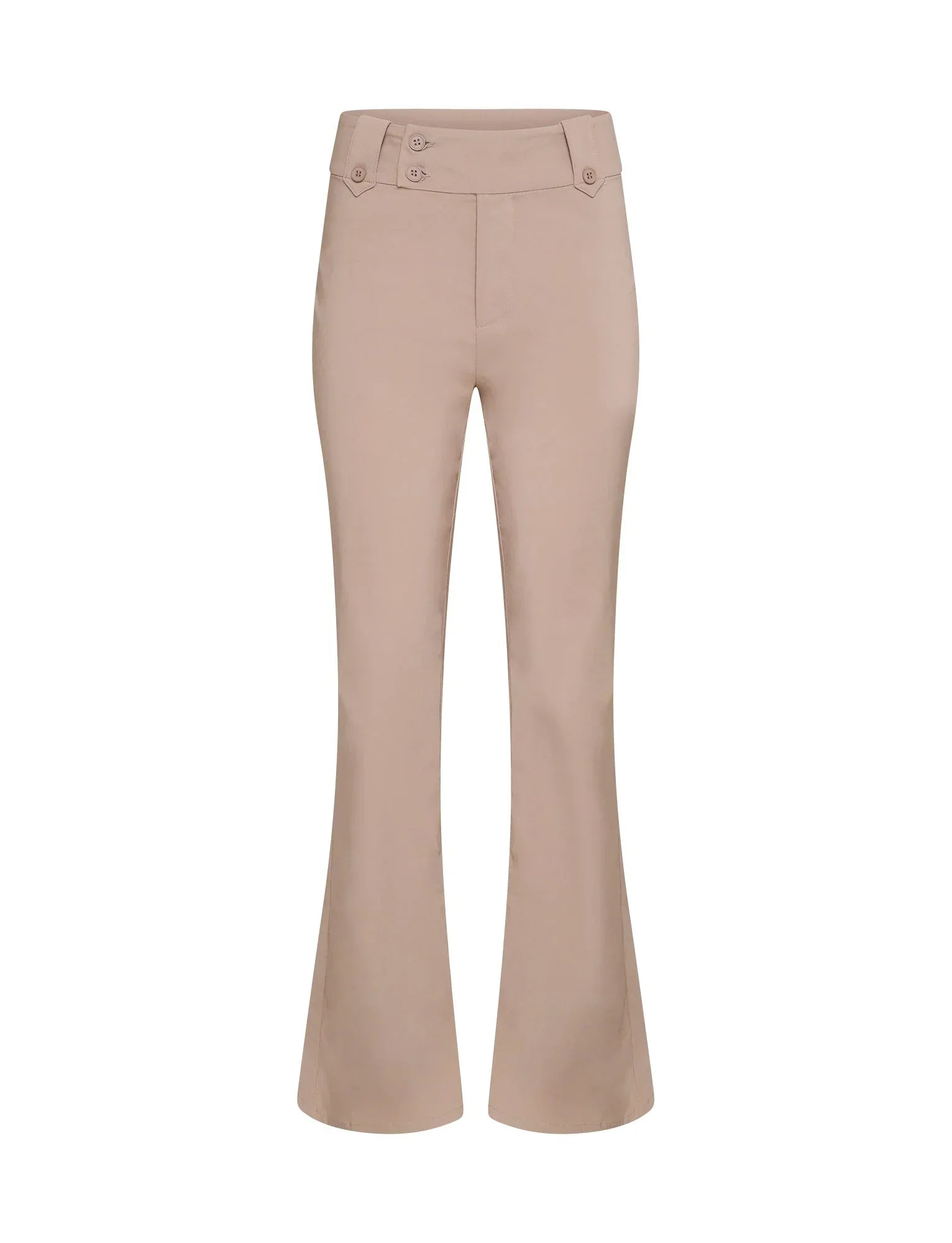 KITTIE HIGH RISE PANT BEIGE TAN