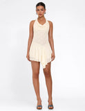 FIORELLA MINI DRESS WHITE LACE CREAM