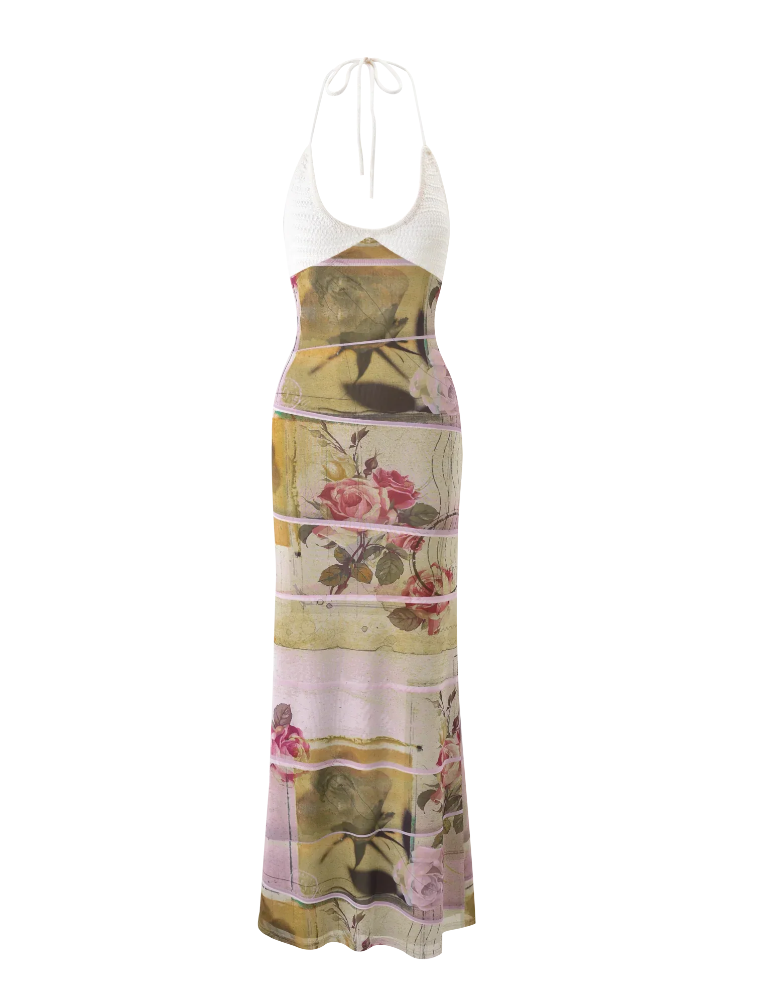 TILLEY MAXI DRESS ROSE POSTCARD