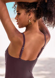 Ruched Tankini Top Set Rainforest Floral