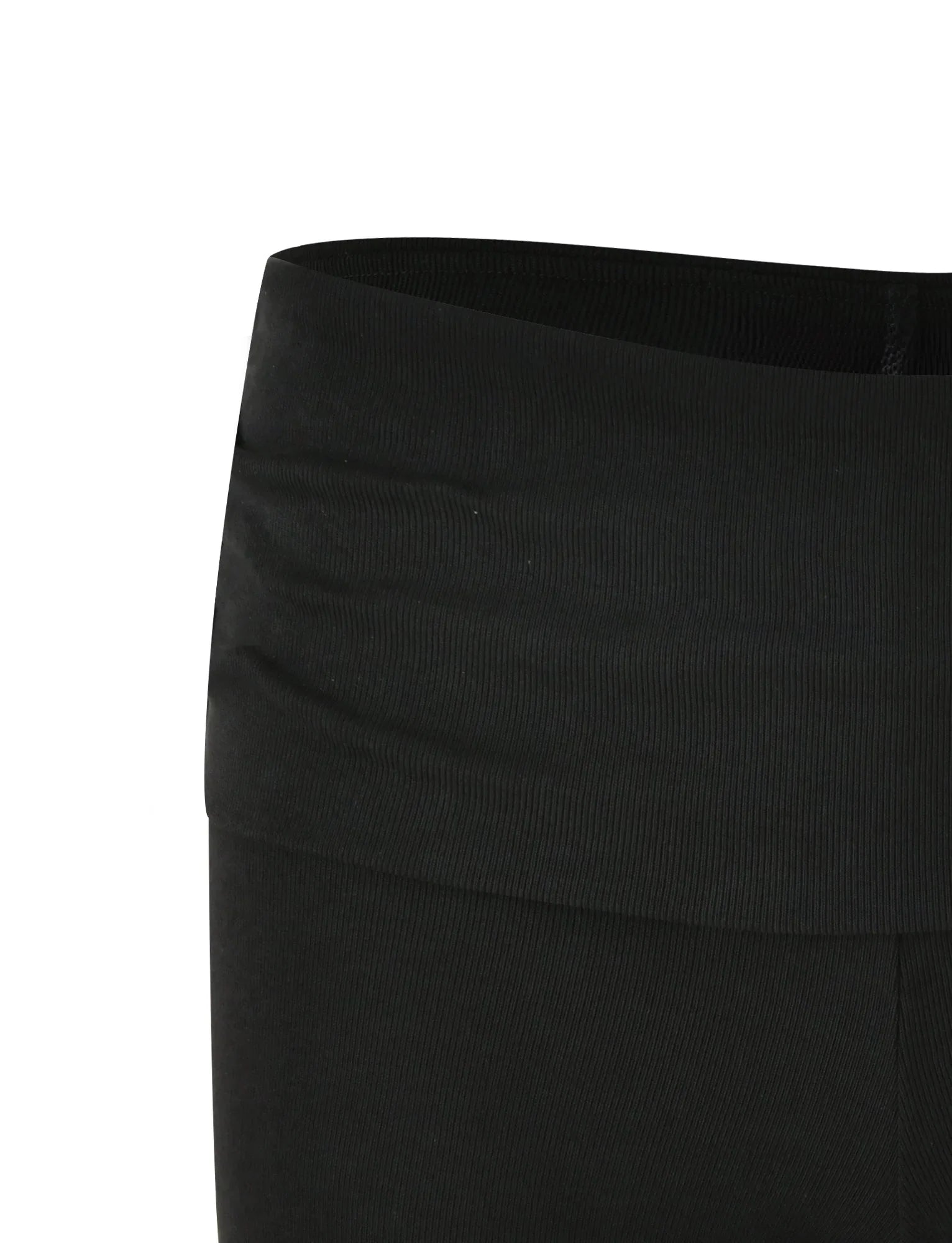 KARINA RIB SHORT BLACK