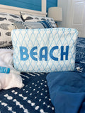 KenzKustomz Blue Palms XL Bag Beach