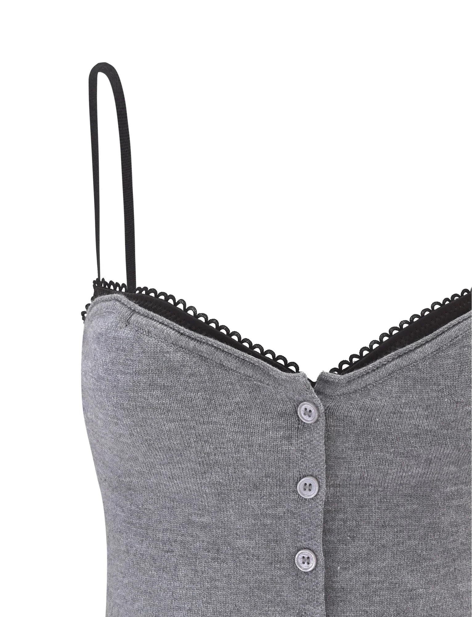 ROWENA TOP GREY