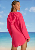 Pack And Go Hoodie Raspberry
