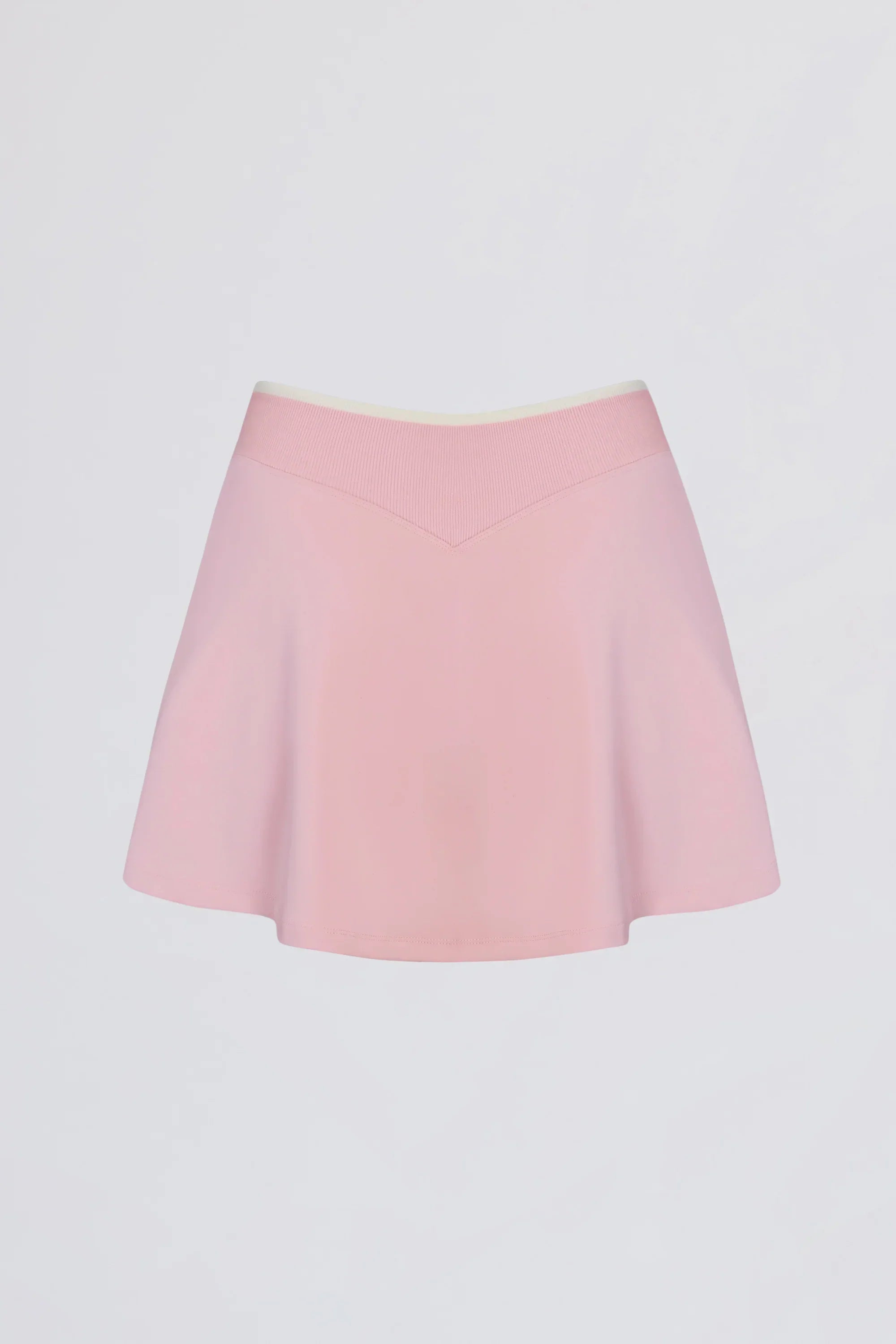 Soft Active Crossover Mini Skort in Powder Pink