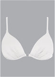 Push Up Bikini Top Pearl White