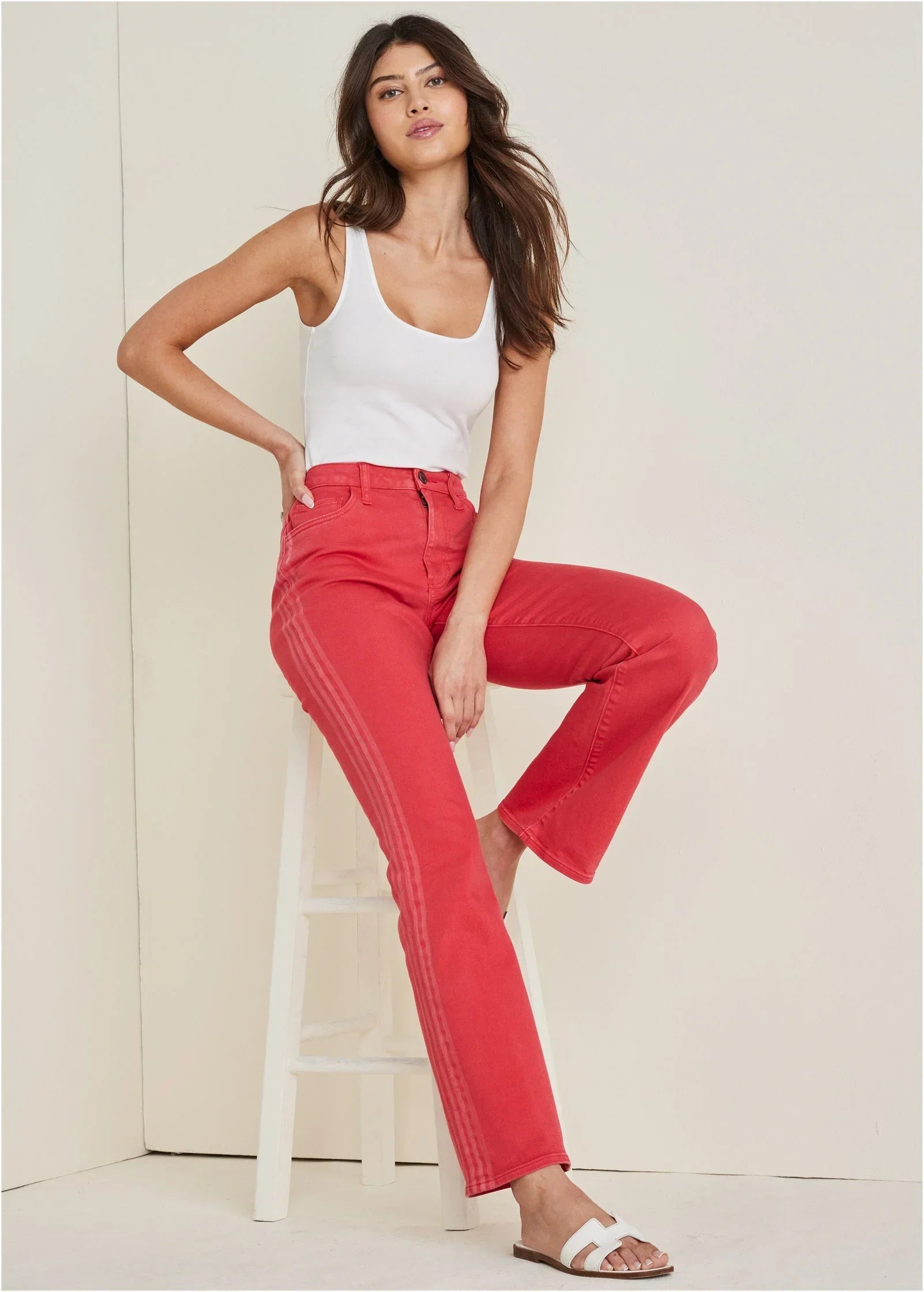 Americana Bootcut Jeans Scarlet