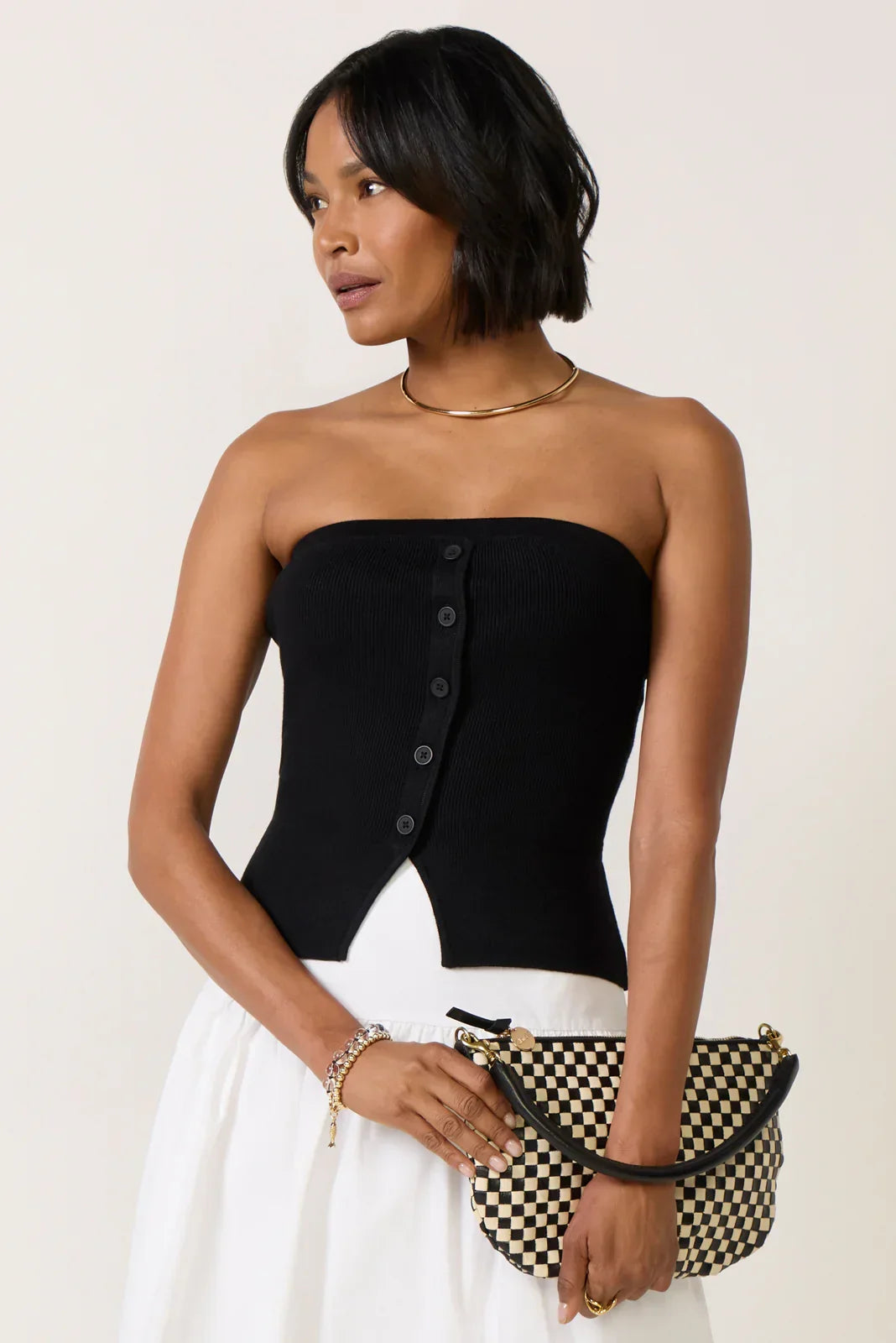 Palmer Strapless Sweater